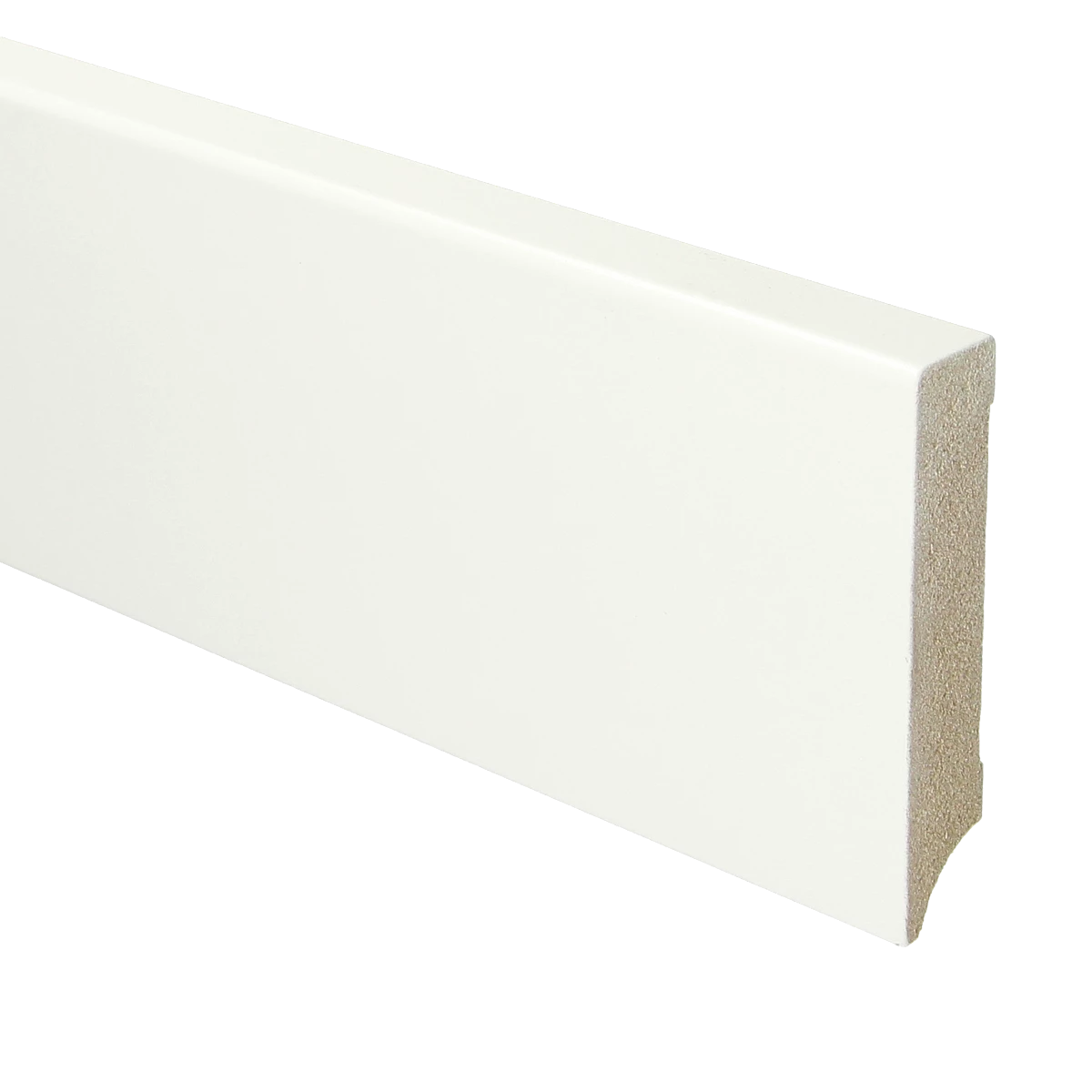MDF Moderne Plint 90x18 RAL 9016 Verkeerswit 15963