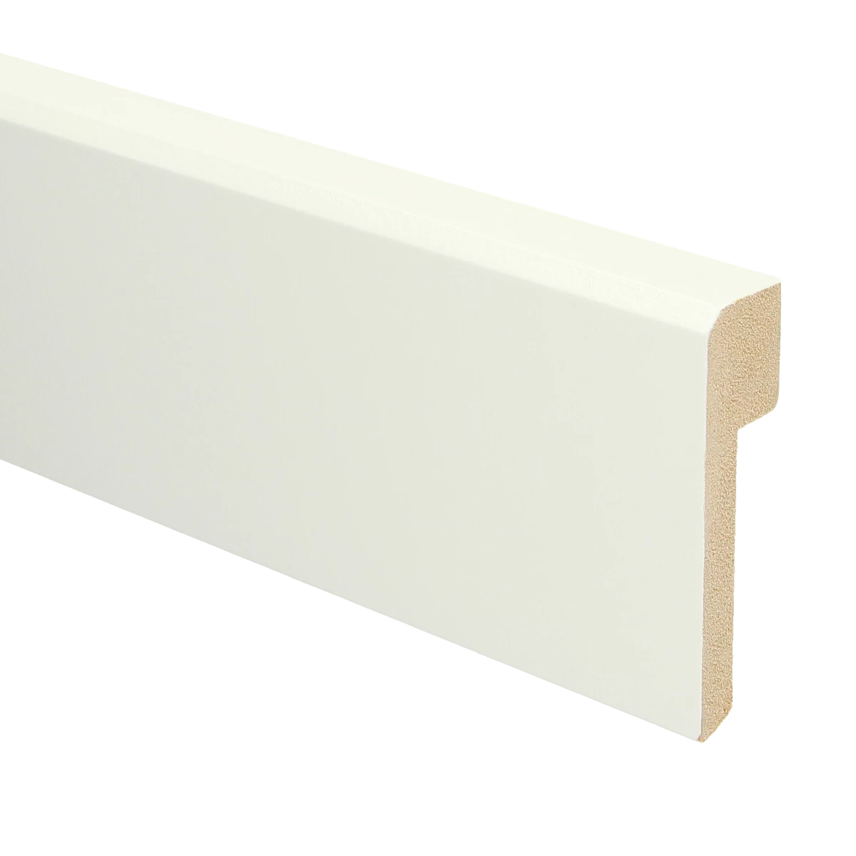 MDF Renovatieplint Klassiek 85x22 RAL 9010 Zuiver Wit 16023