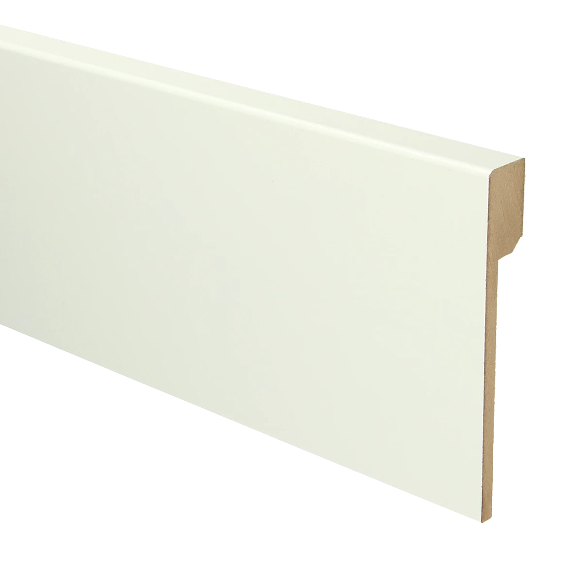 MDF Renovatieplint Modern 120x18 RAL 9010 Zuiver Wit 16021