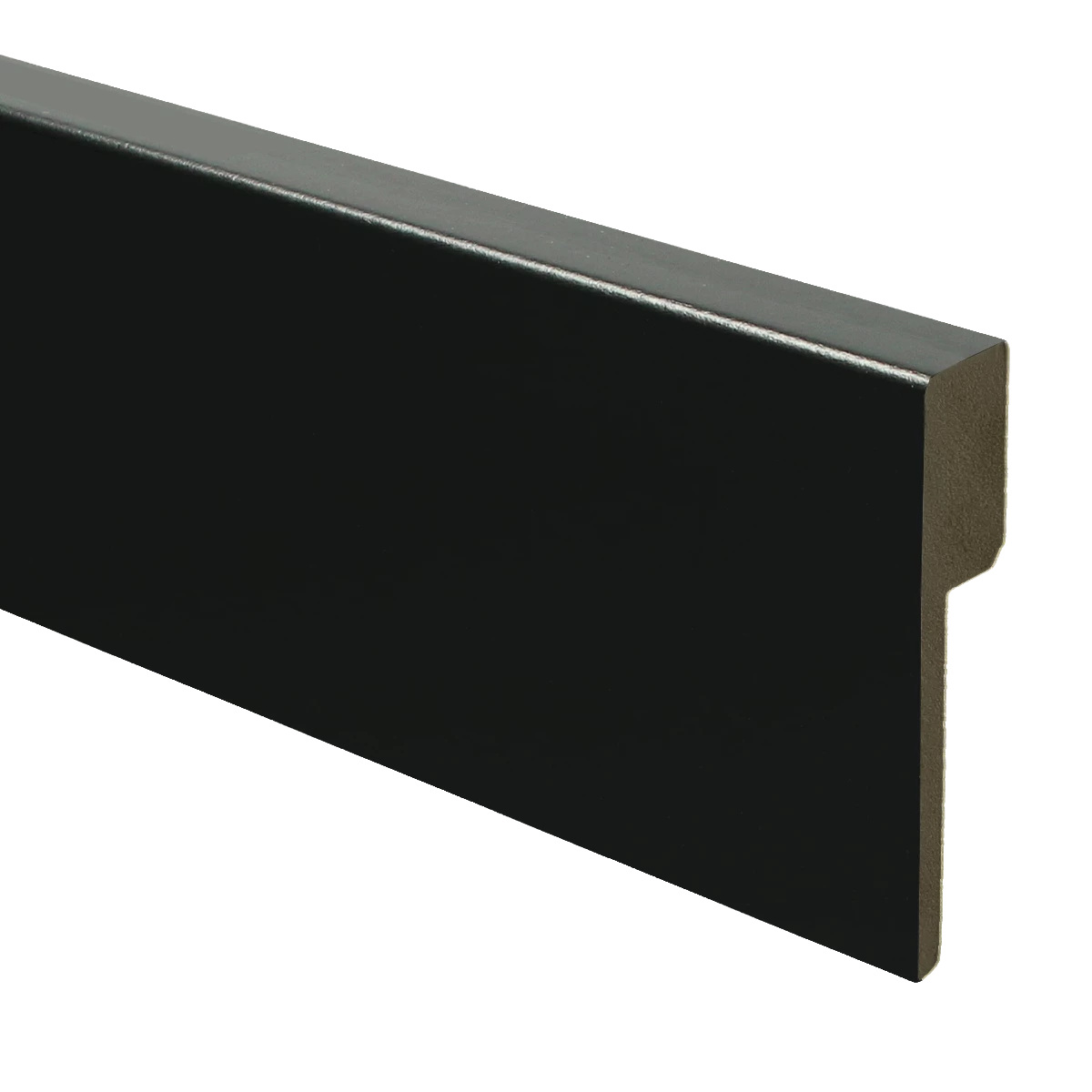 MDF Renovatieplint Modern 90x18 RAL 9005 Zwart 15974