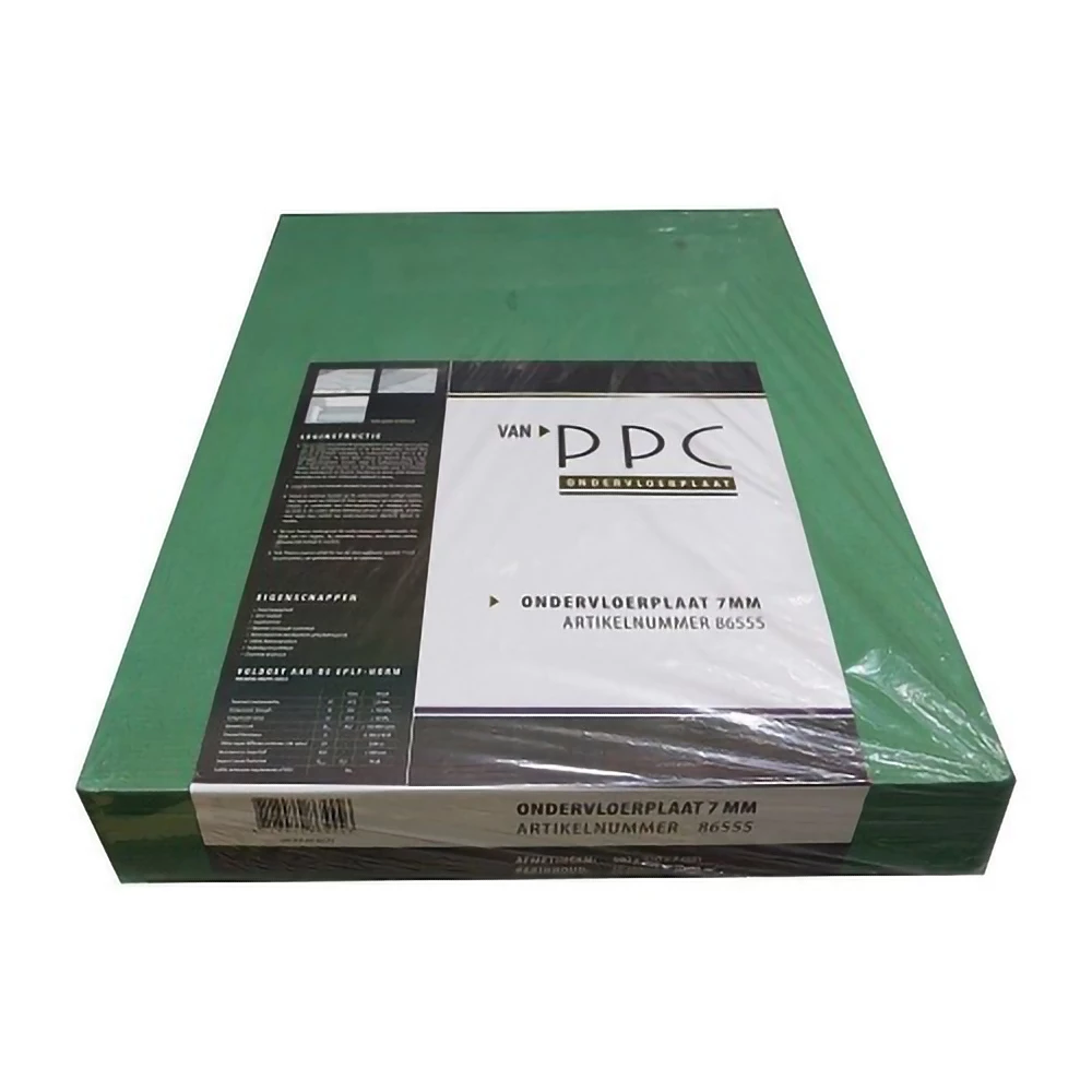 PPC Groene ondervloerplaat 7mm