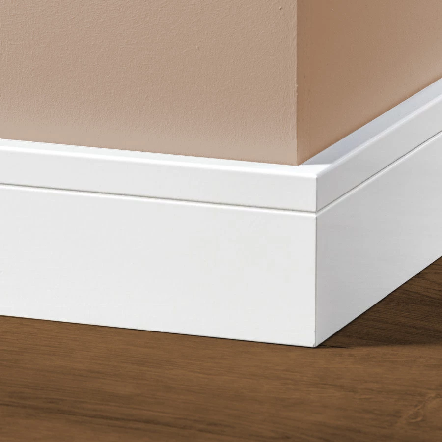 MDF Tijdloze Plint 70x18 RAL 9010 Zuiver Wit 16088