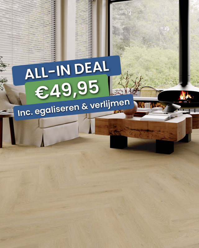Luxury Floors Visgraat XL Niekerke Eik 1001